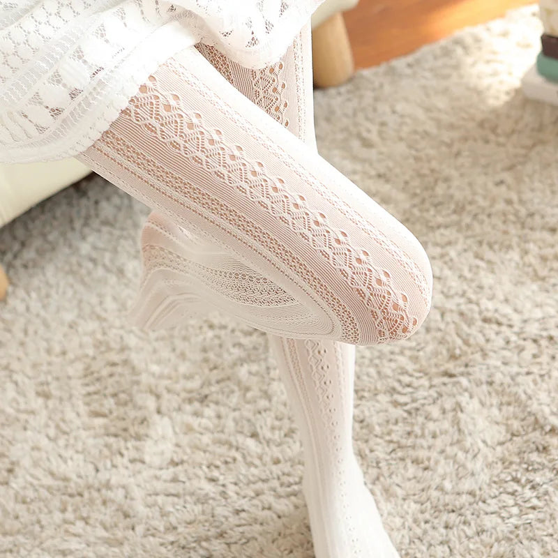 Lace Tights Female Carved Net