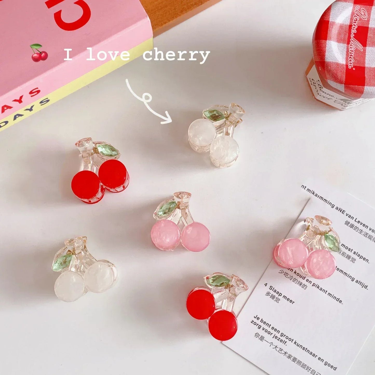 2PC Cherry Hair Clip