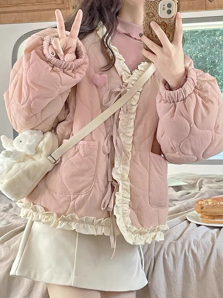 Oversized Pink Coat