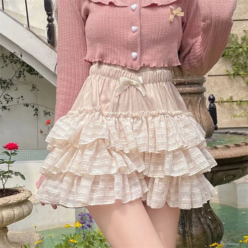 Ruffle High Waisted Skirt